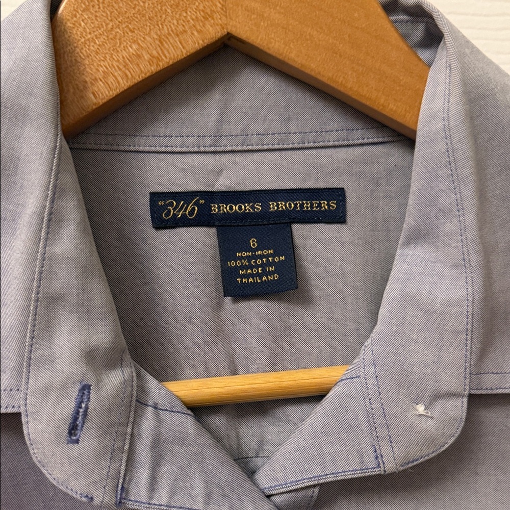 Brooks Brothers Light Blue Shirt Dress - Picture 2 of 4